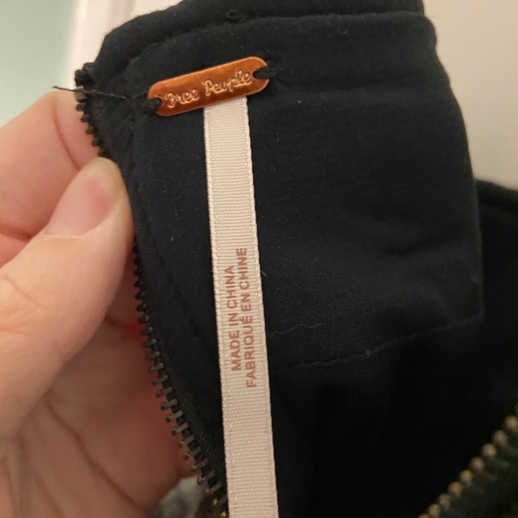 Free People Mini Wool Skirt Size 6 - Picture 4 of 4